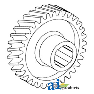 Case-IH TRACTOR SECTOR-ST-WORM-GEAR 
