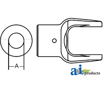 A-BP211054954 IMP.YOKE ROUND BORE      