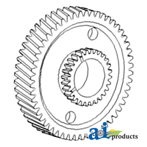 Ford / New Holland INDUSTRIAL/CONSTRUCTION GEAR-3RD-52-TOOTH- 