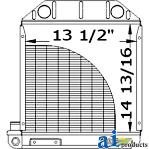 Ford / New Holland TRACTOR RADIATOR 