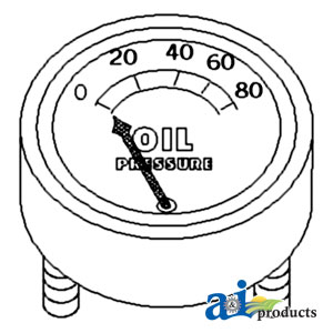 A-70207834 GAUGE OIL PRESSURE(80LB)