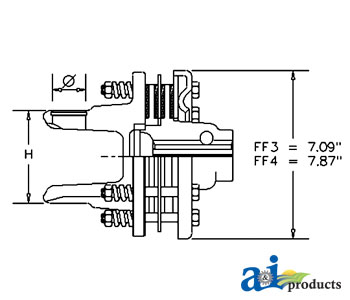 A-BP635M58538 FV34 CLUTCH 1 3/4