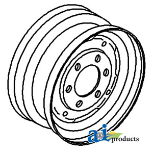 Ford / New Holland TRACTOR RIM-FRONT-WHEEL 
