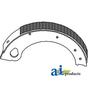 Ford / New Holland INDUSTRIAL/CONSTRUCTION BRAKE-SHOE-W-LINING-4-BOX 
