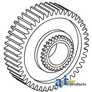 Ford / New Holland INDUSTRIAL/CONSTRUCTION GEAR-TRANS-OUTPUT-SHAFT 