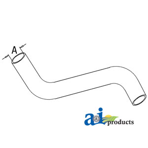 Ford / New Holland TRACTOR RADIATOR-HOSE-LOWER 