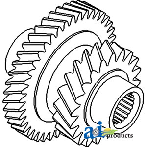 Ford / New Holland TRACTOR PTO-DRIVE-GEAR 