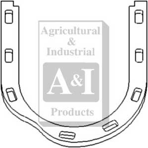 A-E5HN6N305AC GASKET REAR MAIN COVER   