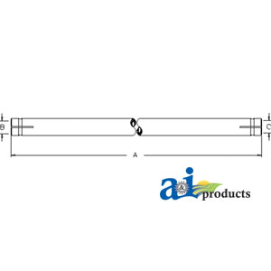 Ford / New Holland INDUSTRIAL/CONSTRUCTION TUBE-TIE-ROD 