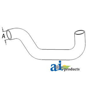 Ford / New Holland TRACTOR RADIATOR-HOSE-LOWER 