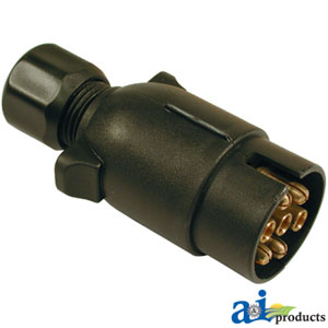 A-VLC2101 7 PIN PLUG - PLASTIC     