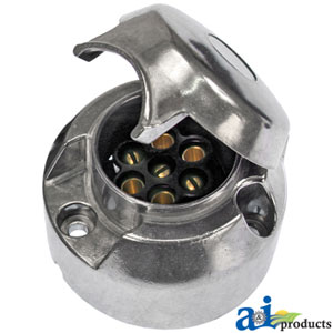 A-VLC2105 7 PIN SOCKET - METAL     